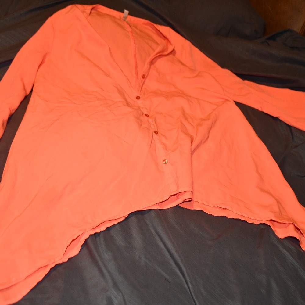 Flowy Button-Up Shirt